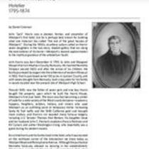 Biography of John Harris (1795-1874), Hotelier