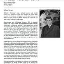 Biography of William Deramus III (1915-1989), Businessman