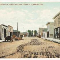 Silver Avenue: Looking East from Second Street, Argentine, Kansas