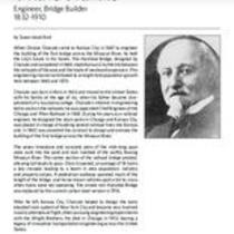Biography of Octave Chanute (1832-1910), Engineer and Bridge Builder