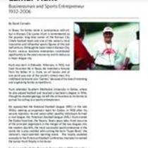 Biography of Lamar Hunt (1932-2006), Businesman and Sports Entrepreneur