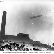 Graf Zeppelin over the Liberty Memorial
