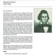 Biography of Thomas J. Goforth (1805-1882), Westport Mayor