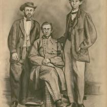 Fletcher Taylor with Frank and Jesse James