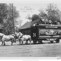 Circus Wagon and Band