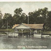 Kansas City, Mo., Troost Park Lake & Boat House