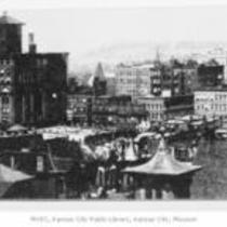 Pre-1900 Kansas City Downtown Skyline