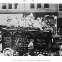 Circus Wagon in Parade