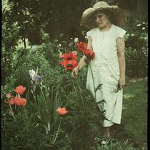 Ruby M. Robinson with Rare Poppies