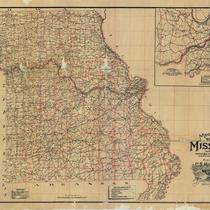 Mendenhall's Road Map of Missouri