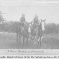 Kiowa Braves on Horseback