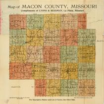 Map of Macon County, Missouri