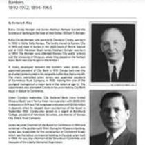 Biography of Rufus Crosby Kemper, Sr. (1892-1972) and James Madison Kemper, Sr. (1894-1965), Bankers