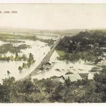 1908 Flood, Missouri River near Weston