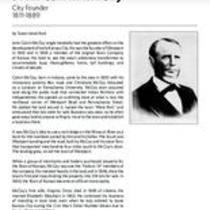 Biography of John Calvin McCoy (1811-1889), City Founder