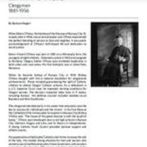 Biography of Edwin O'Hara (1881-1956), Clergyman