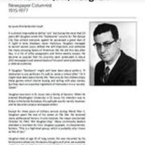 Biography of William E. (Bill) Vaughan  (1915-1977), Newspaper Columnist