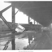 Flood Damaged Railroad Cars