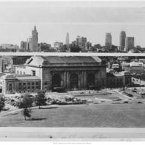 Union Station and Downtown Kansas City Skyline
