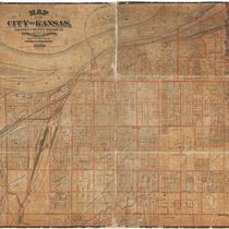 Map of the City of Kansas - Jackson County, Missouri