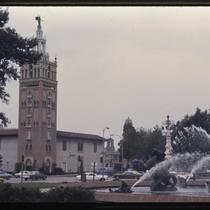 Giralda Tower and J. C. Nichols Fountain