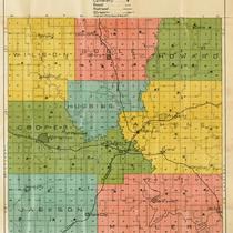 Map of Gentry CO. MO.