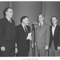 Men Standing near Microphone