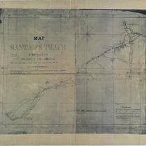 Map of Santa Fe Trace From Independence to the Crossing of the Arkansas