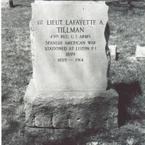 Highland Cemetery, Gravestone for Lafayette A. Tillman