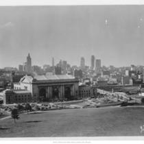 Union Station and Downtown Kansas City Skyline