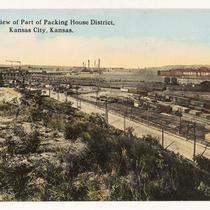 General View of Part of Packing House District, Kansas City, Kansas.