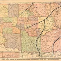 Correct Map of Oklahoma and Indian Territories