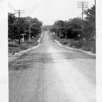 Blue Avenue at the Chicago and Alton Railroad Crossing