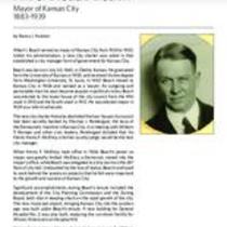 Biography of Albert Isaac Beach (1883-1939), Mayor of Kansas City (1924-1930)