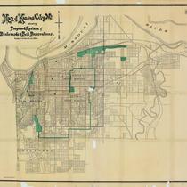 Map of Kansas City Showing Proposed System of Boulevards and Park Reservations