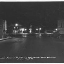 Prospect Avenue at Night