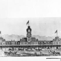Drawing of Union Depot