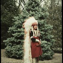 Unidentified Man in Traditional Native American Attire
