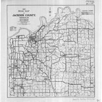 1922 Road Map of Jackson County, Missouri
