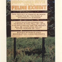 Feline Exhibit Construction Site Sign