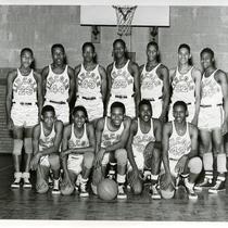 Lincoln High School Basketball Team Portrait