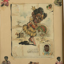 Advertising Card Scrapbook Page 76 with African Americans