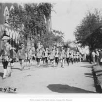 Men Marching in Formation