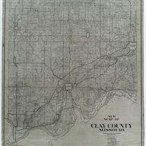 New Map of Clay County, Missouri