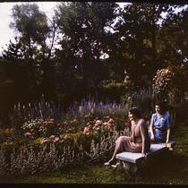 Two Unidentified Women at the Garden of Harry D. Seavey