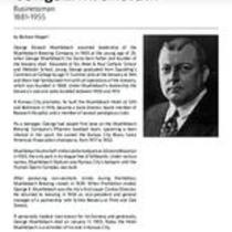 Biography of George Muehlebach (1881-1955), Businessman