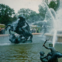 J. C. Nichols Fountain - Horse and Bear