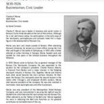 Biography of Charles F. Morse (1839-1926), Businessman and Civic Leader