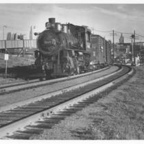 Railroad Engine and Tracks