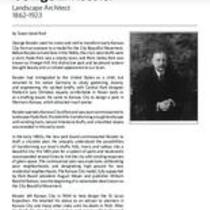 Biography of George E. Kessler (1862-1923),  Landscape Architect